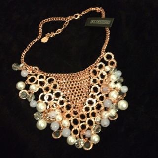 Boston Proper Embellished Baubles Bib Necklace by R J Graziano