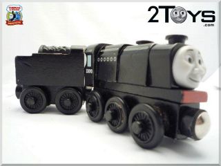 D199   Thomas Friends The Train Tank Wooden Engine RETIRED RARE HTF