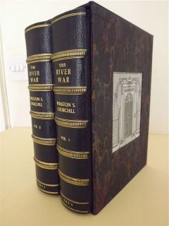 Winston s Churchill The River War Signed 1 1sts 1899