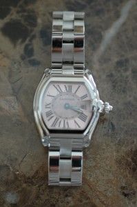 Cartier Roadster Ladies Pink Dial Limited Breat Cancer Awareness