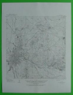 Goldfield Diamondfield Nevada 1908 Topo Map