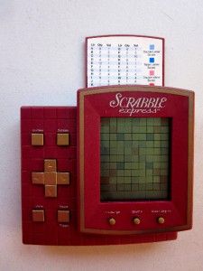 Scrabble Express Hasbro Handheld Travel Game Copy of Instructions