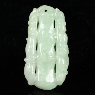  Green Pendant 100 Natural Untreated Chinese A Jadeite Jade