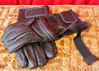 Grindstone genuine Leather Utility or Motorcycle Zip Knuckle Gloves