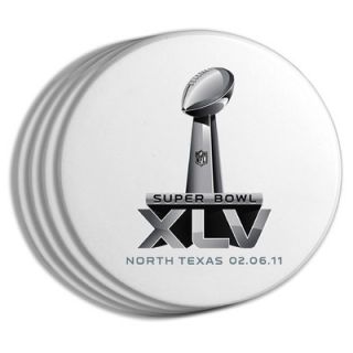 The Memory Company 2011 Super Bowl Logo Coasters (Set of 4)