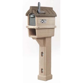  Products Town Square Curbside Mailbox with Newspaper Tube   stb 2007