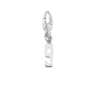 EZ Charms Sterling Silver Number 9 Charm   SCHA0497