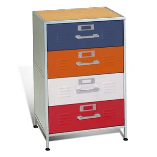 Elite Products Locker 4 Drawer Dresser   38 6701 997