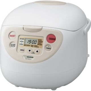 Zojirushi Micom 11 Rice Cooker/Warmer in White   NS WAC18WB
