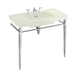 kohler kathryn 42 x 22 fireclay console sink with 10 centers k 3029