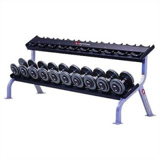 Quantum Fitness High Impact Commercial 2 Tiered 10 Pair Dumbbell Rack