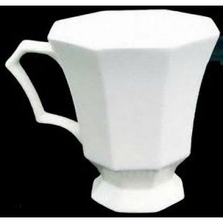 Nikko Ceramics Classic White 12 oz. Coffee Mug with Footed