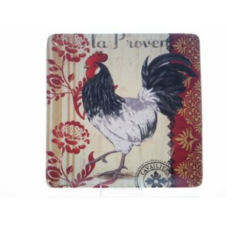 Certified International La Provence Rooster 14.25 Square Platter