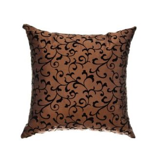 Softline Home Fashions Sava 18 Pillow in Copper Black