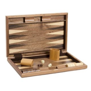 CHH 19 Fancy Walnut Backgammon Set