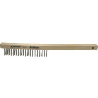 Anderson Brush Hand Scratch Brushes   hb49 4x19 bent handle scratch