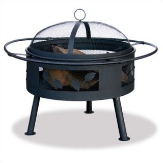 Uniflame Outdoor Fire Pit with Leaf Design   WAD992SP