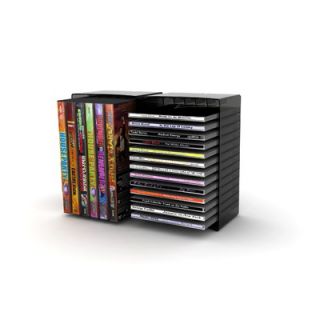 Atlantic Disc Module 12 DVD/26 CD Multimedia Tabletop Storage Rack