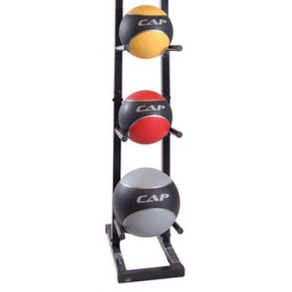Definity 24 lbs Colored Medicine Ball Set with Rack   HHKCS 24
