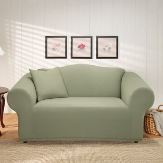 Sure Fit Stretch Holden Loveseat Slipcover in Sage (Box Cushion