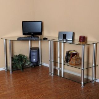  And Office Corner Computer Desk with 35 Modular Extension