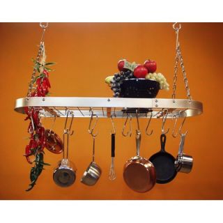 HSM 34 Oval Pot Rack with Four 12 chains