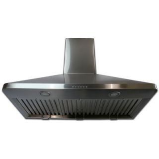 Cavaliere Stainless Steel 36 x 20 Wall Mount Range Hood with