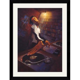  The DJ by Justin Bua Framed Fine Art Print   39.37 x 29.87