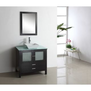 Virtu 36 Single Bathroom Vanity Set in Espresso