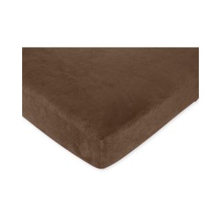 Sweet Jojo Designs Construction Zone Fitted Crib Sheet in Chocolate