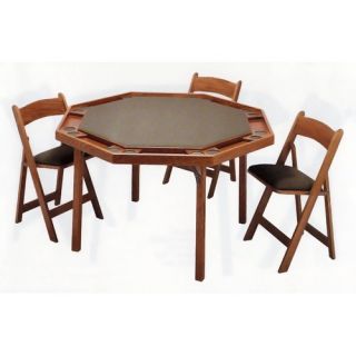 Kestell Furniture 57 Oak Contemporary Folding Poker Table