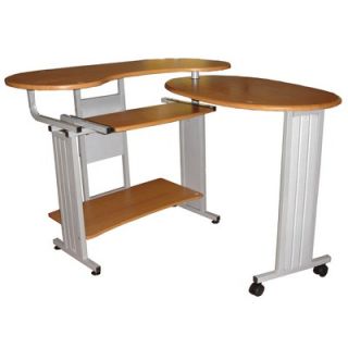 International Caravan 47 W L Shaped Fold Out Computer Desk with