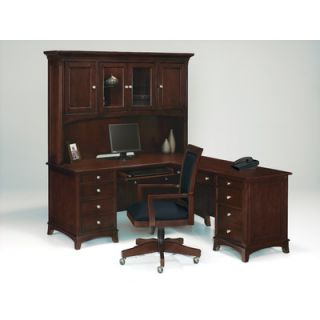  Kennett Square L Shape Executive Desk with Hutch   1381 48 / 1381 44