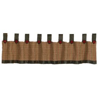 HiEnd Accents Tahoe Faux Leather Valance   LG1809VL