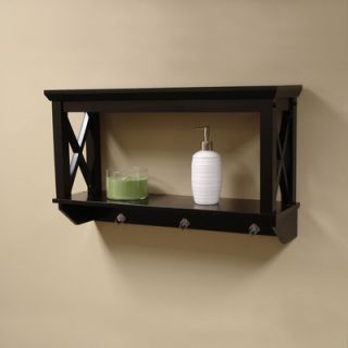 RiverRidge Home Products X Frame Bathroom Wall Shelf