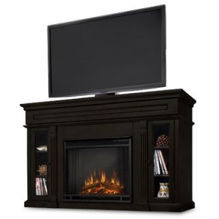 Real Flame Lannon 51 TV Stand with Electric Fireplace   3300E DW