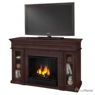 Lannon 51 Ventless TV Stand with Gel Fireplace