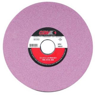 CGW Abrasives Pink Surface Grinding Wheels   14x1x5 t1 pa60 k8 v