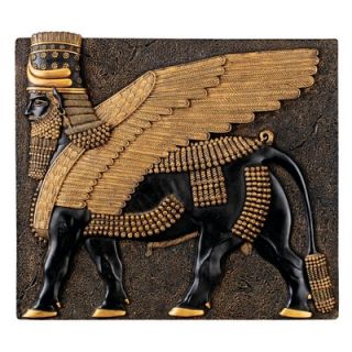 Design Toscano Assyrian Winged Bull Wall Sculpture