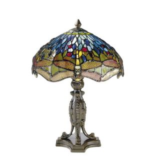 Warehouse of Tiffany Peony Table Lamp with Diana Base   ES56+BB213