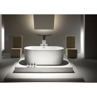 Kaldewei Centro Duo 18.5 x 66.93 Oval Bath Tub with Molded Panel in