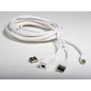 Home 72 Mini Displayport Plus USB Male/Female Extension Cable