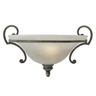 Golden Lighting Rockefeller Wall Sconce in Forged Iron   2488 WSC