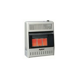 Three Plaque infrared Dual Fuel Wall Heater
