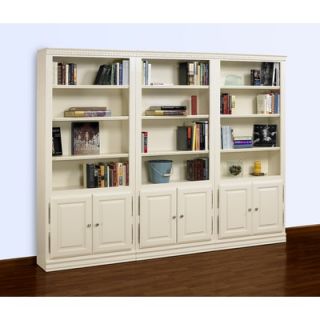 Wood Designs Hampton 84 Tall 3 Piece Wall Bookcase with Doors in