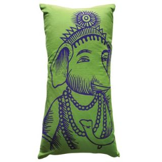 Koko Company Bazaar Ganesh Pillow in Lime