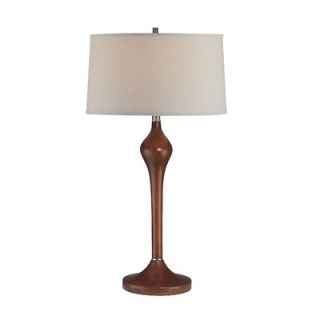 Pacific Coast Lighting Madison Ave Table Lamp in Walnut   87 1975 68