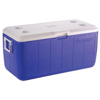 Coleman 100 Quart Chest Cooler in Blue color