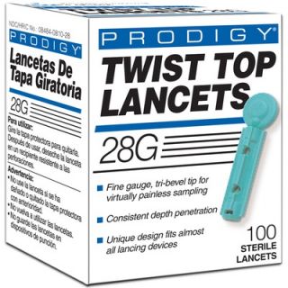 Prodigy Diabetes Twist Top Lancets 28G (100 Count)   24 081028