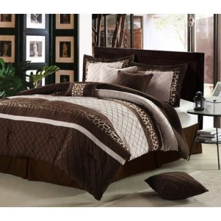 Luxury Home Cheetah Comforter Set   CheetahBlackFull